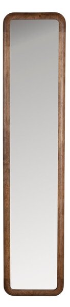 Nástenné zrkadlo s dreveným rámom 26x120 cm Nyko – White Label