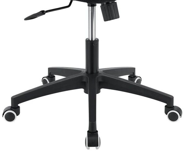 Ergonomická kancelárska stolička, čierna s opierkou hlavy