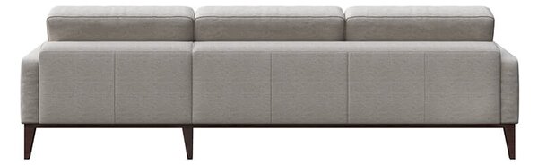 MUZZA ROHOVÁ POHOVKA MUSSO TUFTED svetlosivá pravá