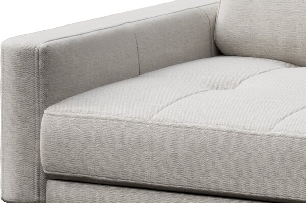 MUZZA POHOVKA TROJMIESTNA MUSSO TUFTED svetlosivá