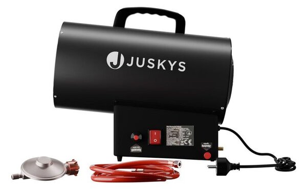 15 kW plynový ohrievač vzduchu – čierny