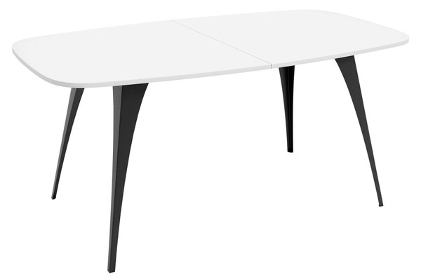 Mirjan24 Rozkladací jedálenský stôl Prizino 160, Farba: čierna/dub craft zlatý 5903211362415