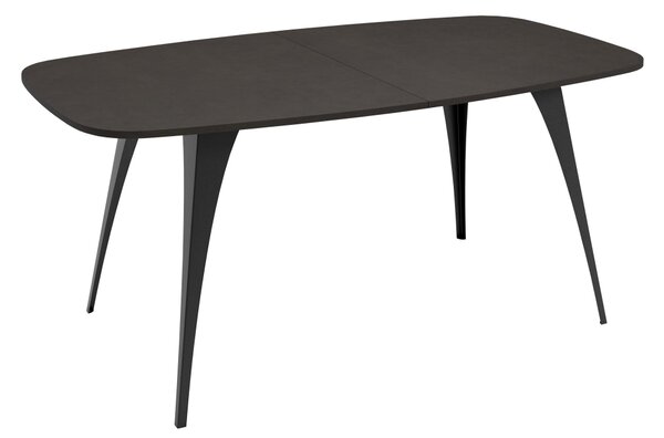 Mirjan24 Rozkladací jedálenský stôl Prizino 160, Farba: čierna/dub craft zlatý 5903211362415
