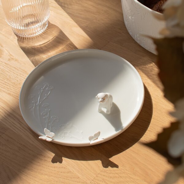 Porcelánový tanier Dog 17 cm