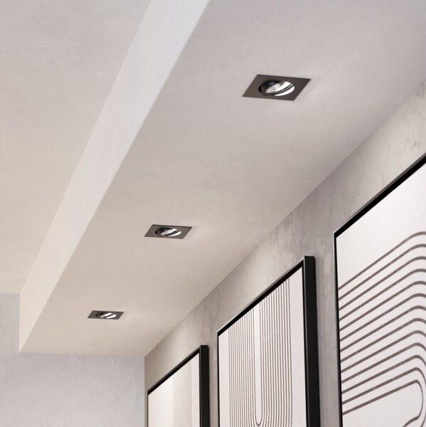Eglo 902285-SADA 3xLED stropné podhľadové svietidlo SALICETO LED/6,4W/230V 8,8x8,8cm čierna