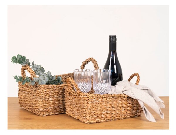 Košíky z morskej trávy v súprave 2 ks 32x23x13 cm Morella – House Nordic