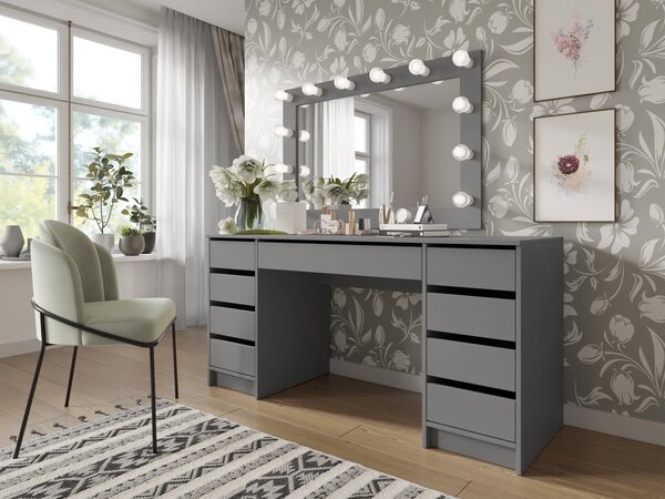 Mirjan24 Toaletný písací stôl Heron Bis, Farby: antracit 5903211380693