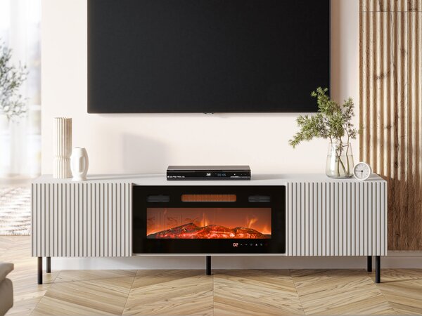 Mirjan24 Tv skrinka/stolík s krbom Lasiewa 181 2D, Farby: kašmír 5903211381348