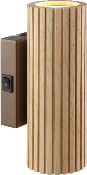 Brilliant - Nástenné svietidlo LAKEWOOD 2xGU10/10W/230V hnedé