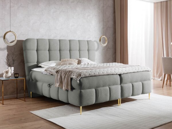 Mirjan24 Manželská kontinentálna posteľ Tiloni, Rozmer postele: 120x200, Dostupné poťahy: Freya 210.03 5903211384448