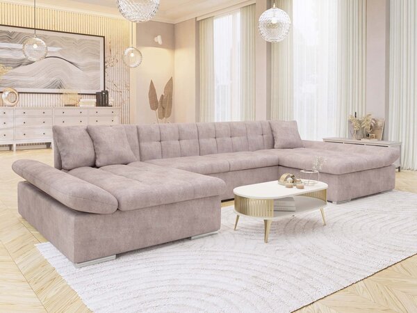 Mirjan24 Rohová rozkladacia pohovka Agata Premium, Dostupné poťahy: Tracy 211.01 5903211336928