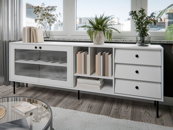 Mirjan24 Komoda Aurezi 200, Farby: biela 5903211384905
