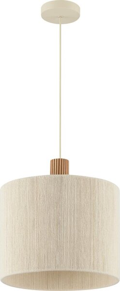 Brilliant - Závesný luster ARLO na lanku 1xE27/20W/230V pr. 35 cm, krémový