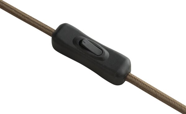 Brilliant - Stolová lampa LYN 1xE27/20W/230V hnedá/dymová hnedá