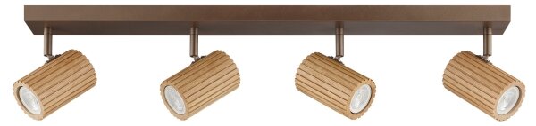Brilliant - Bodové svietidlo LAKEWOOD 4xGU10/10W/230V hnedé