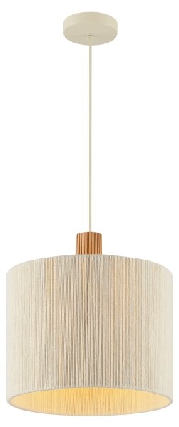Brilliant - Závesný luster ARLO na lanku 1xE27/20W/230V pr. 35 cm, krémový