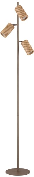 Brilliant - Stojacia lampa LAKEWOOD 3xGU10/10W/230V hnedá