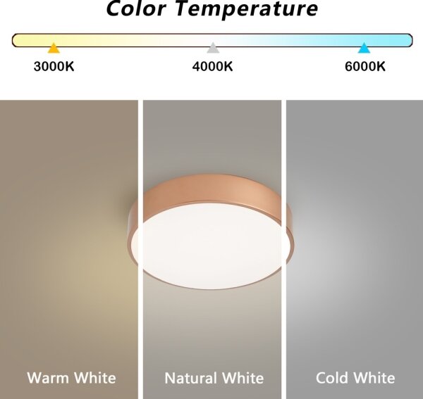 Brilagi - LED stropné svietidlo POOL LED/24W/230V 3000/4000/6000K priemer 20 cm bronzové