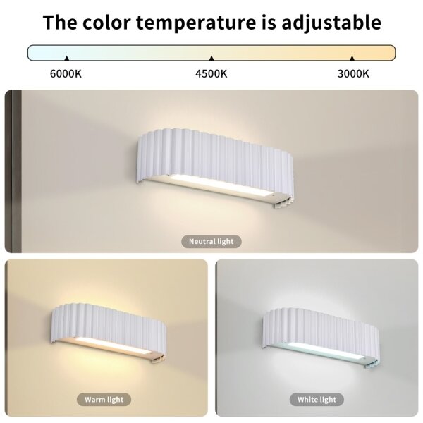 Brilagi - LED nástenné svietidlo FALCON MODERN LED/10W/230V 30 cm 3000/4500/6000K biela