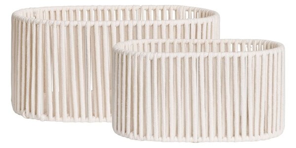 Látkové košíky v súprave 2 ks 38x25, 5x18 cm Arese – House Nordic