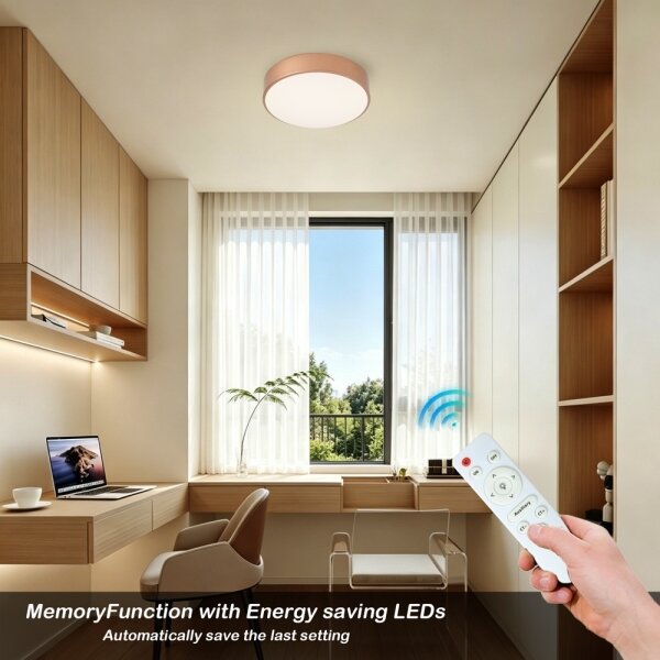 Brilagi - Stmievateľné LED stropné svietidlo POOL LED/24W/230V pr. 20 cm bronzové +DO