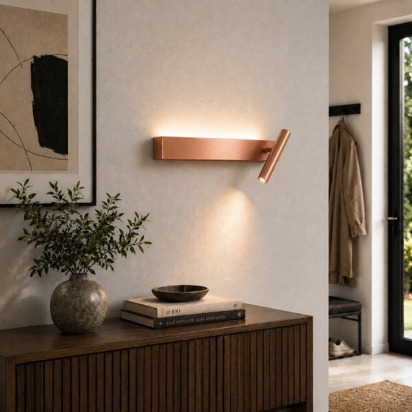 Brilagi -LED nástenné bodové svietidlo ARLIX LED/3W/230V + LED/7W bronzové CRI 90