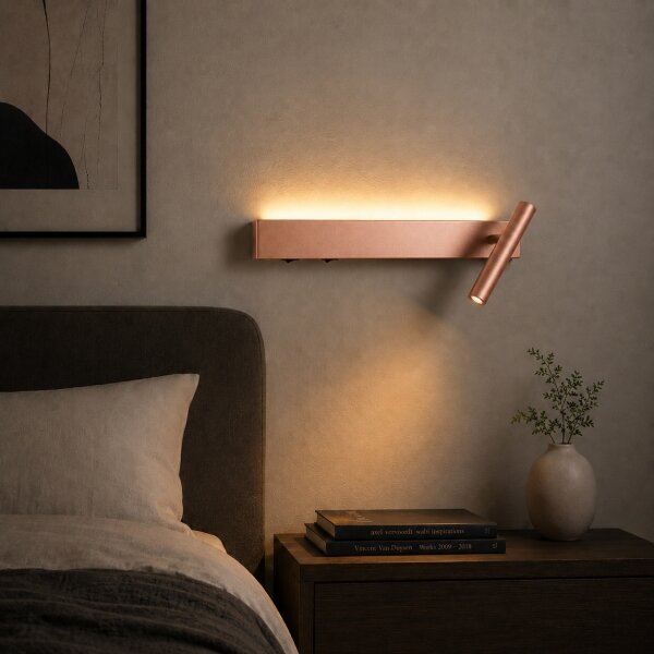 Brilagi -LED nástenné bodové svietidlo ARLIX LED/3W/230V + LED/7W bronzové CRI 90