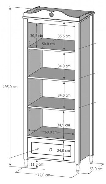 Raj posteli Zostava nábytku 4ks – BEA Original
