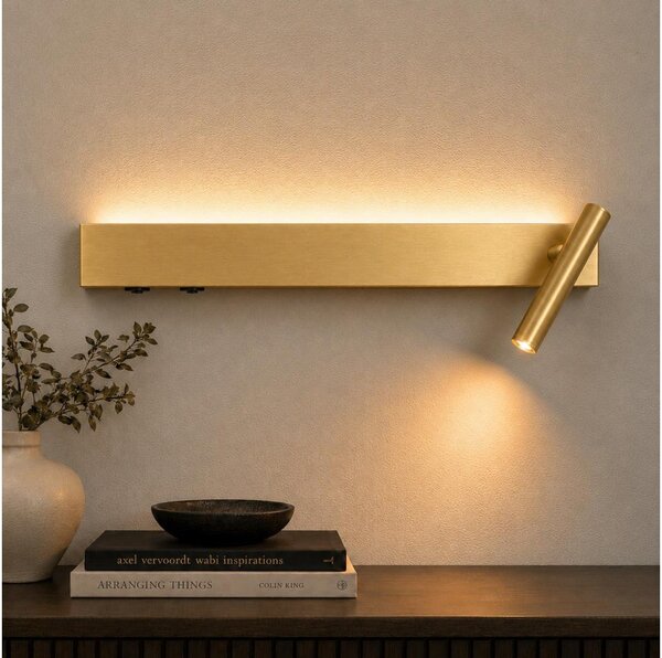 Brilagi - LED nástenné bodové svietidlo ARLIX LED/3W/230V + LED/7W zlaté CRI 90