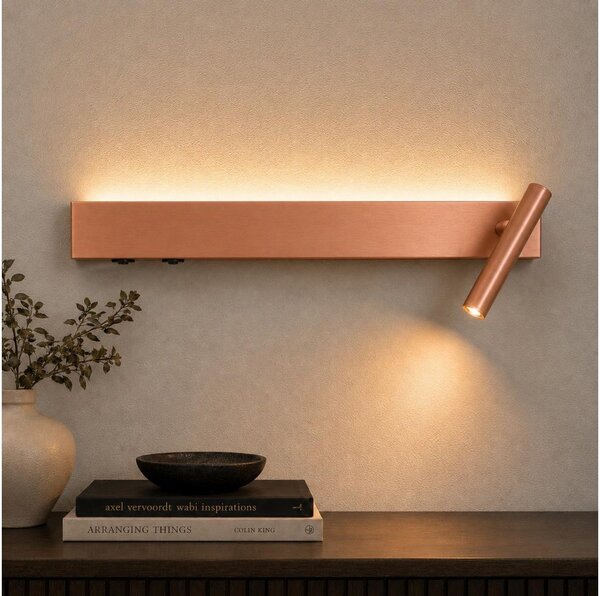 Brilagi -LED nástenné bodové svietidlo ARLIX LED/3W/230V + LED/7W bronzové CRI 90