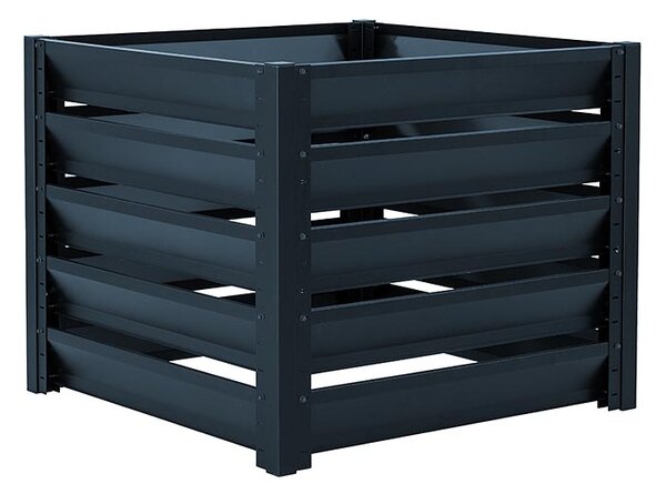 Kompostér Trestles KOMP 1100 × 1100 × 970 mm, 1140 l, antracitový