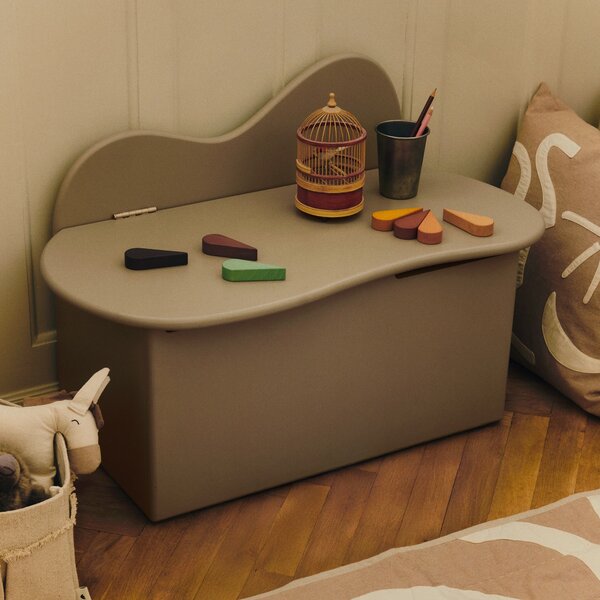 Detská úložná lavica Slope, Rose – Ferm Living
