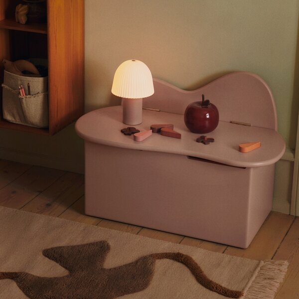 Detská úložná lavica Slope, Rose – Ferm Living