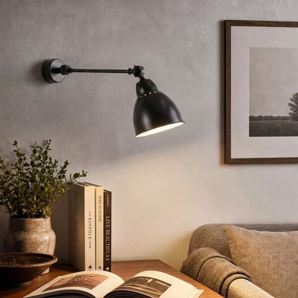 BRILAGI - Nástenné svietidlo QUILL 1xE27/40W/230V 40 cm čierne