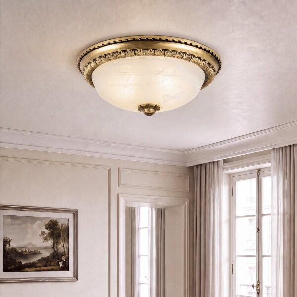 BRILAGI - Stropné svietidlo FRESCO 2xE27/40W/230V, priemer 30 cm, mosadz