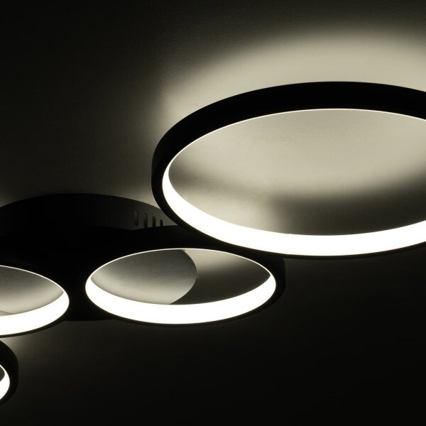 BRILAGI - LED stropné svietidlo ECHO LED/40W/230V 4000K 32x90 cm čierna