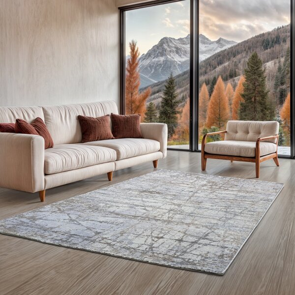 Medipa (Merinos), Kusový koberček Bellavista 280-25 beige/grey, 80x150, béžová, obývacia izba