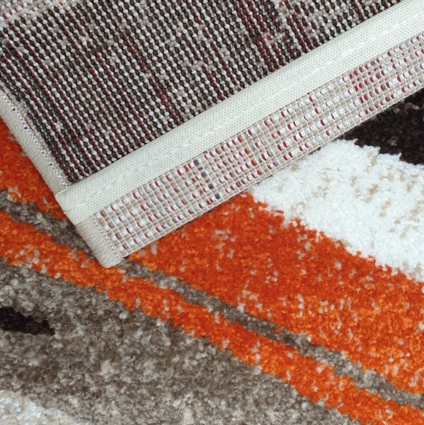 Spoltex , Kusový koberec Enigma New 307-78 orange, 80x150, oranžová, kancelária