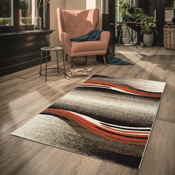 Spoltex , Kusový koberec Enigma New 307-78 orange, 80x150, oranžová, kancelária