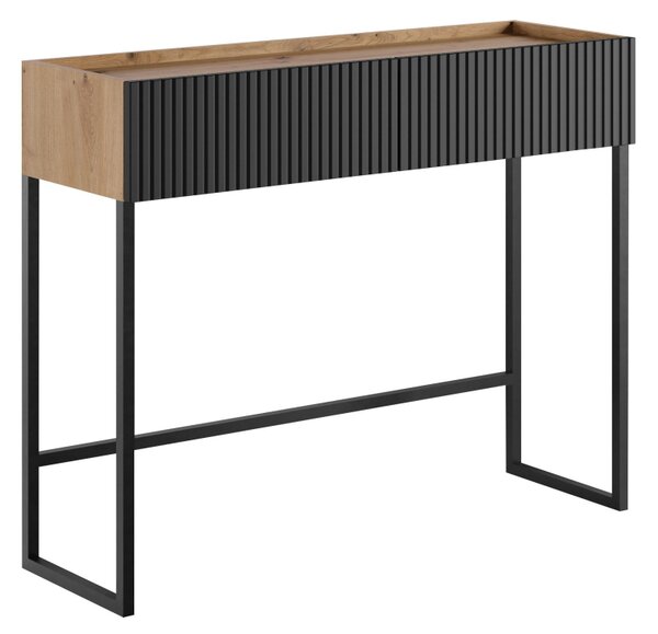 Mirjan24 Toaletný stolík Zulek 2SZ, Farby: dub artisan / dub artisan + čierna 5903211407581