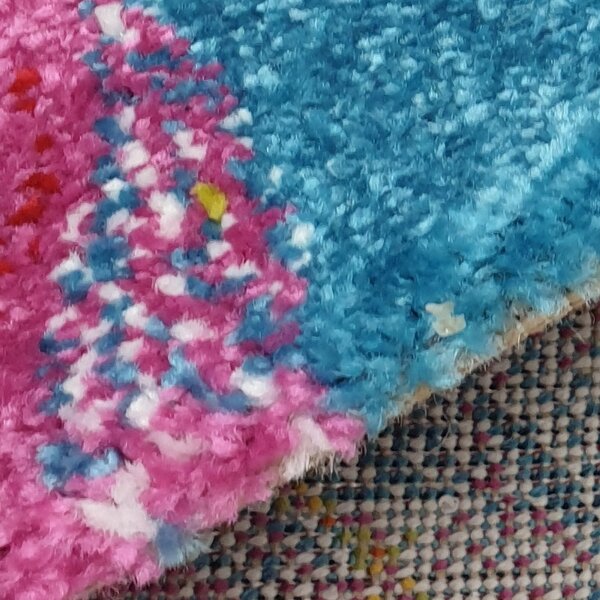 Medipa (Merinos), Kusový koberec Fantasy 814-61 lila/blue, 80x150, viacfarebná