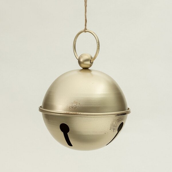 Závesná dekorácia Golden Bell III 18x21 cm