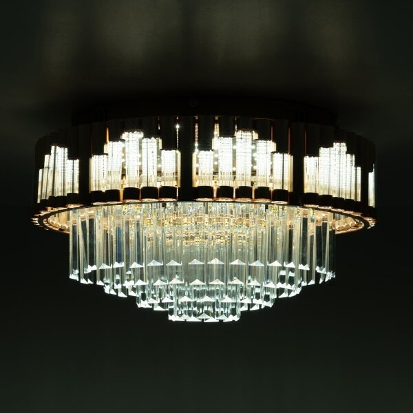 BRILAGI - LED stmievateľné stropné svietidlo CROWN LED/41W/230V pr. 48 cm zlaté + DO