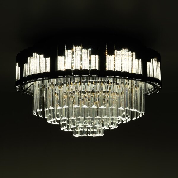 BRILAGI - LED stmievateľné stropné svietidlo CROWN LED/41W/230V priemer 48 cm čierne + DO