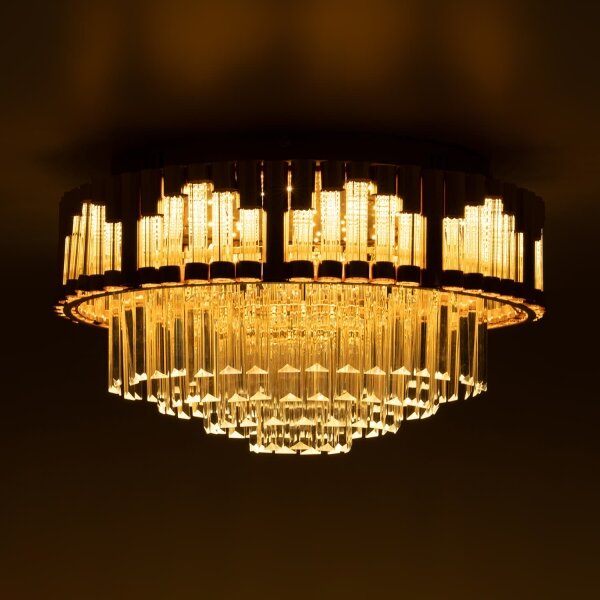 BRILAGI - LED stmievateľné stropné svietidlo CROWN LED/41W/230V pr. 48 cm zlaté + DO