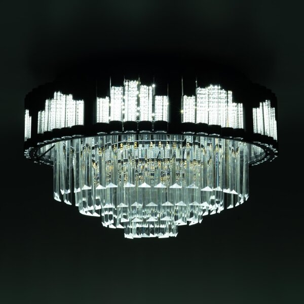 BRILAGI - LED stmievateľné stropné svietidlo CROWN LED/41W/230V priemer 48 cm čierne + DO