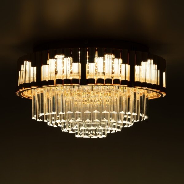 BRILAGI - LED stmievateľné stropné svietidlo CROWN LED/41W/230V pr. 48 cm zlaté + DO