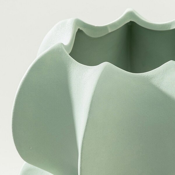Váza Petal Green 20x21 cm