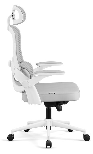 Ergonomická kancelárska stolička svetlosivá Diablo V-Light