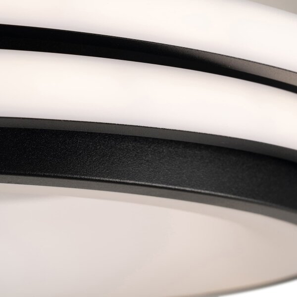 BRILAGI - LED stmievateľné stropné svietidlo FLARE LED/84W/230V 47x51 cm čierna + DO